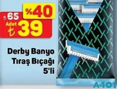 DERBY BANYO TIRAŞ BIÇAĞI 5'Lİ fiyat ve kampanya bilgisi